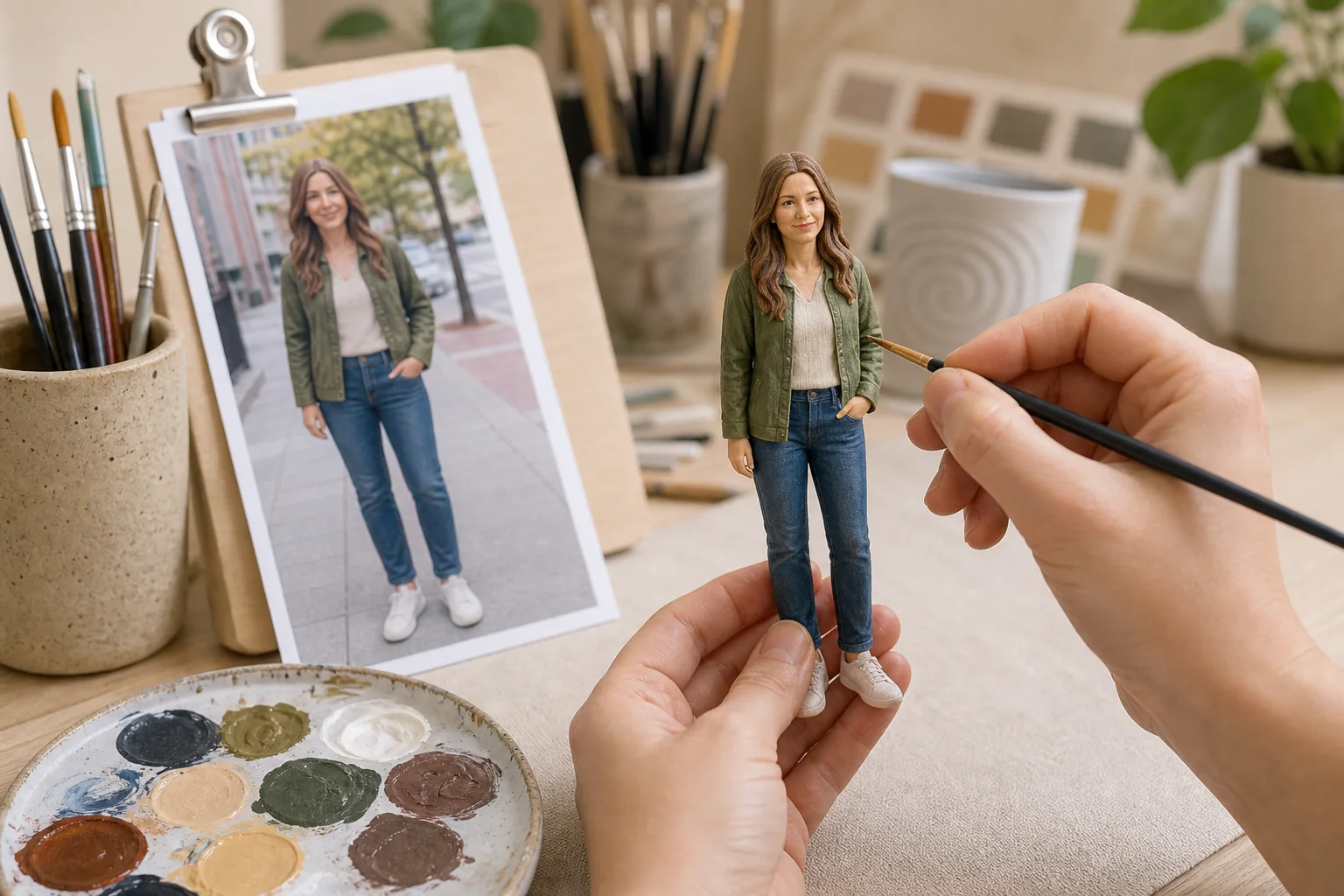 Studio creates a custom 3D figurine from the uploaded photo